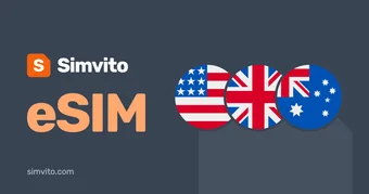 澳大利亚、美国和英国 eSIM