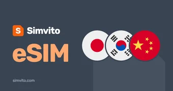 China, Japan, and South Korea eSIM